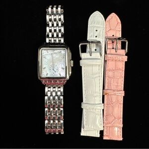 LIMITED EDITION 459/999.  CV2 Women's Silver Quartz Watch with Diamond Accents